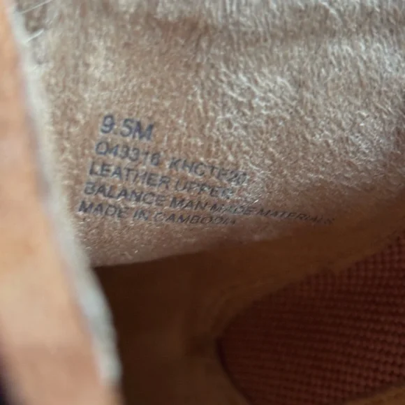 WOMENS KORKS KORK-EASE LEATHER ANKLE BOOTS COGNAC BROWN  SZ 9.5 - Picture 9 of 14